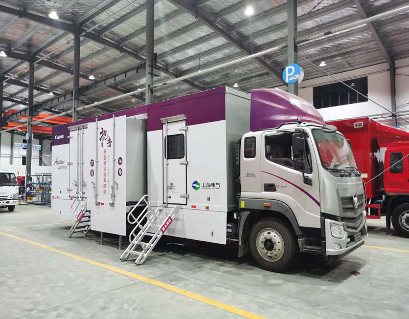 移動(dòng)方艙CT車（貨車底盤(pán)）